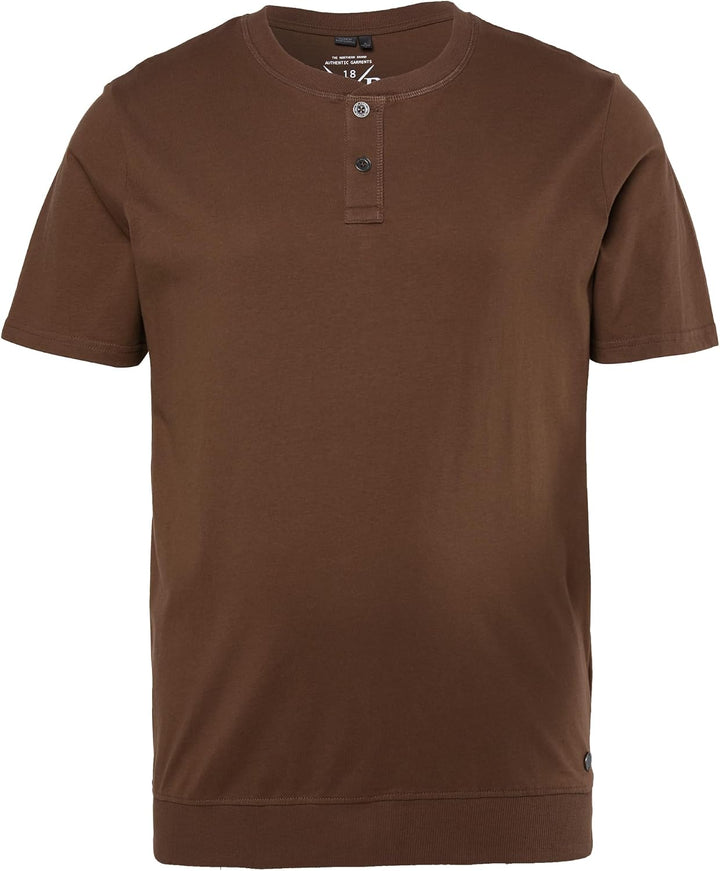 JP 1880 Herren Kurzarm T-Shirt L Mokkabraun, L Mokkabraun