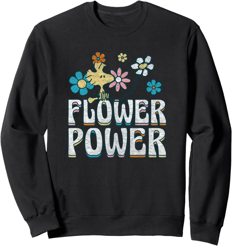 Erdnüsse - Woodstock Flower Power Sweatshirt