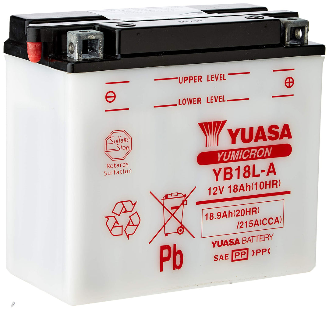 YUASA YB18L-A -Y- BATTERIE offen YB18L-A offen ohne Saeure