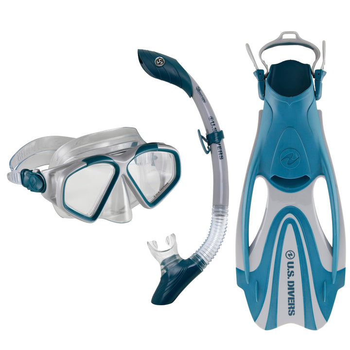 U.S. Divers Unisex-Adult Set Cozumel ISD PFLXFX S GREY NAVY BLUE, S GREY NAVY BLUE