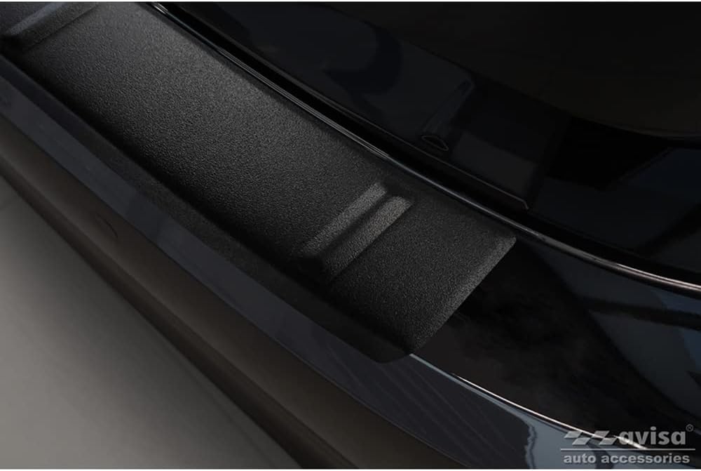 Avisa Matt-Schwarz Edelstahl Heckstossstangenschutz kompatibel mit Honda Civic XI HB 2022- &