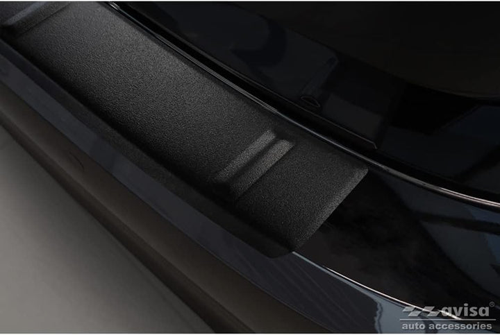 Avisa Matt-Schwarz Edelstahl Heckstossstangenschutz kompatibel mit Honda Civic XI HB 2022- &