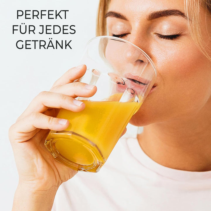 Konzept 11 - Wassergläser Set 12-teilig, Trinkgläser Set, 270ml Gläser Set Stapelbar- Perfekt für Sa