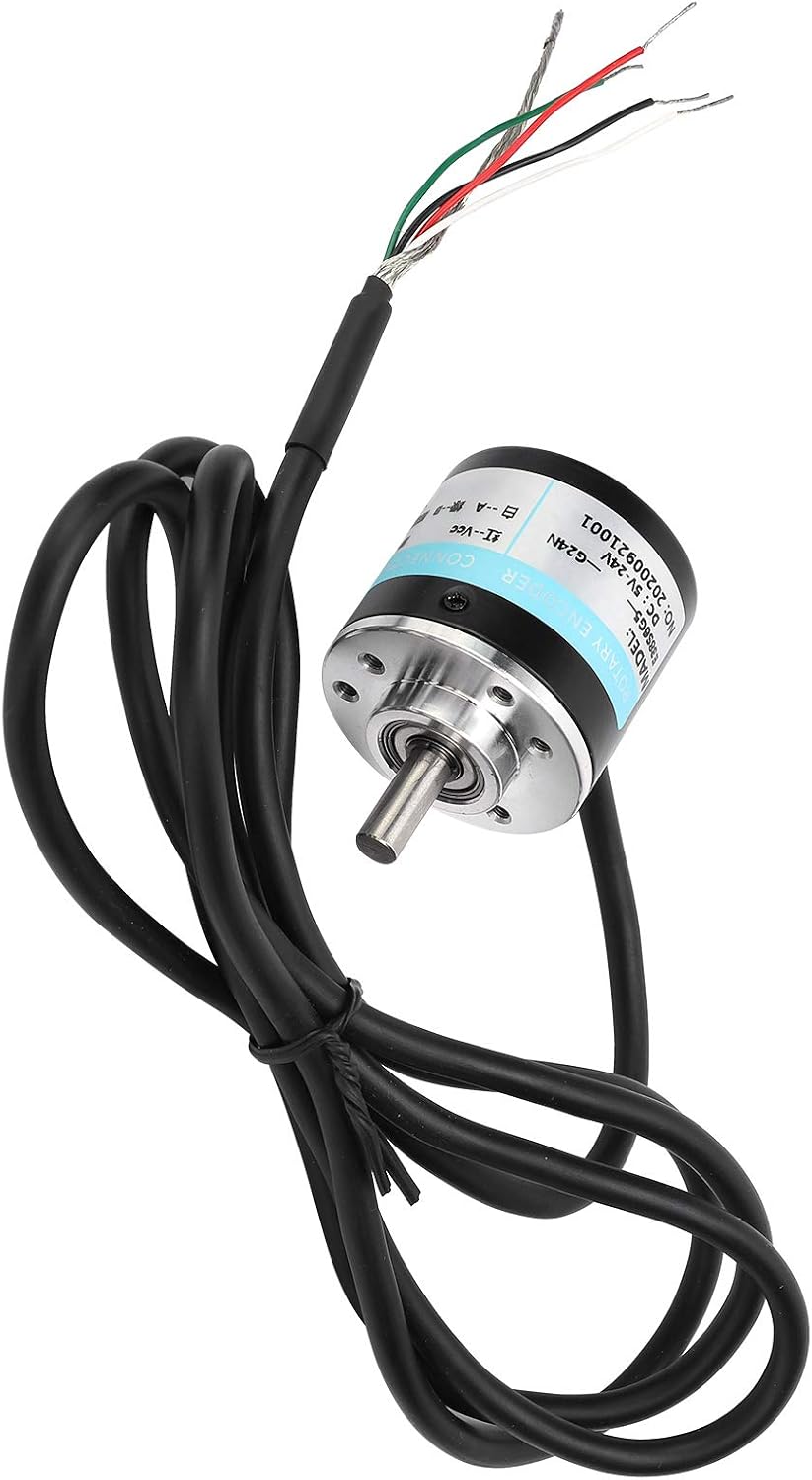 ABZ Dreiphasen-Encoder Photoelektrischer Encoder DC 5-24 V 3000-6000 U/min Vollwellen-Encoder für de
