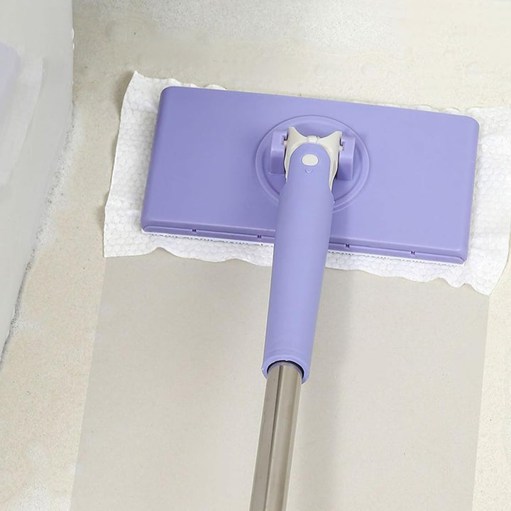 Mini Handmopp,Mini Mopp Für Badezimmer | Besenkompatible Mopptücher Bodenreiniger - 70 cm Länge für