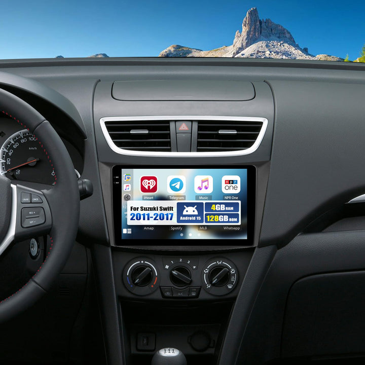Für Suzuki Swift 2011-2017, CAMECHO 4+128G Android 15 Autoradio, 9 Zoll Radio mit Rückfahrkamera Wir