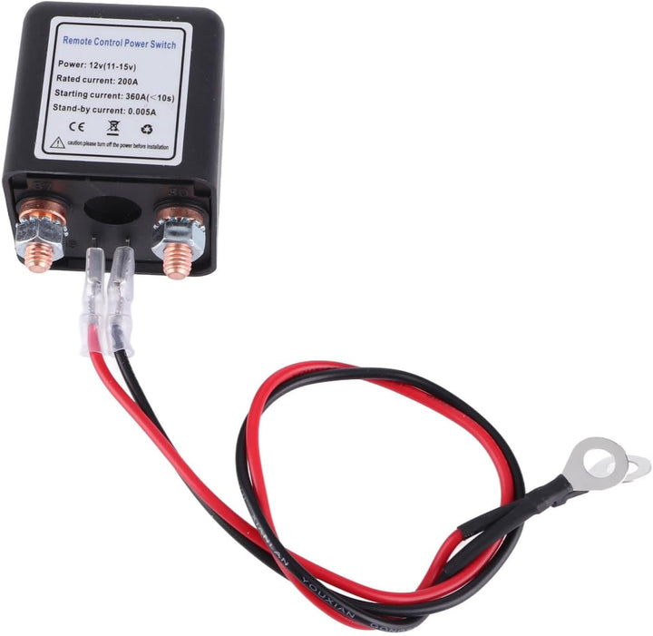 Fernbatterie-Trennschalter, DC12V 120A/200A Anti-Diebstahl-Upgrade-Kill-Schalter für Auto mit Dual-F