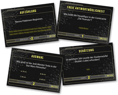getDigital Nerd-Quiz Wissensspiel (Deutsch) - Ratespiel Kartenspiel mit Fragen zu verschiedenen Fand