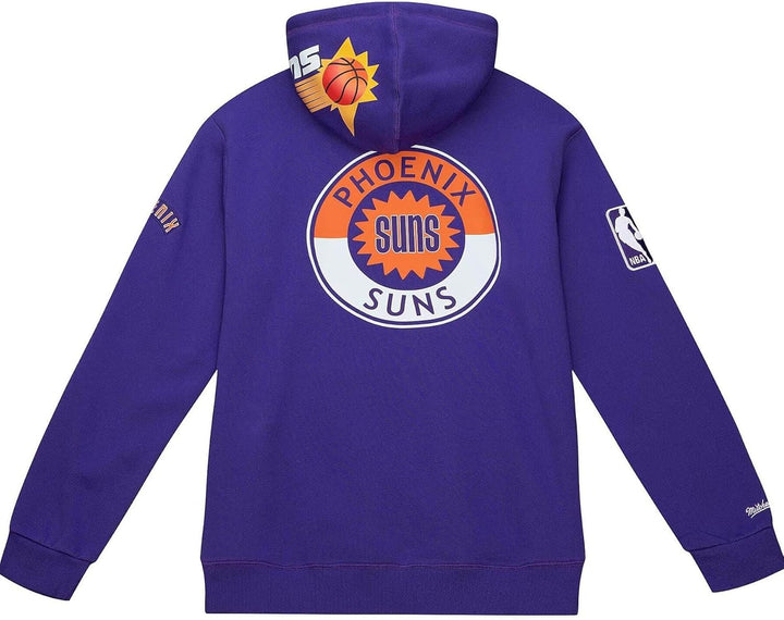 Mitchell & Ness NBA/NFL/NHL/NCAA Hometown Fleece Hoody M Phoenix Suns, Violett, M Phoenix Suns, Viol