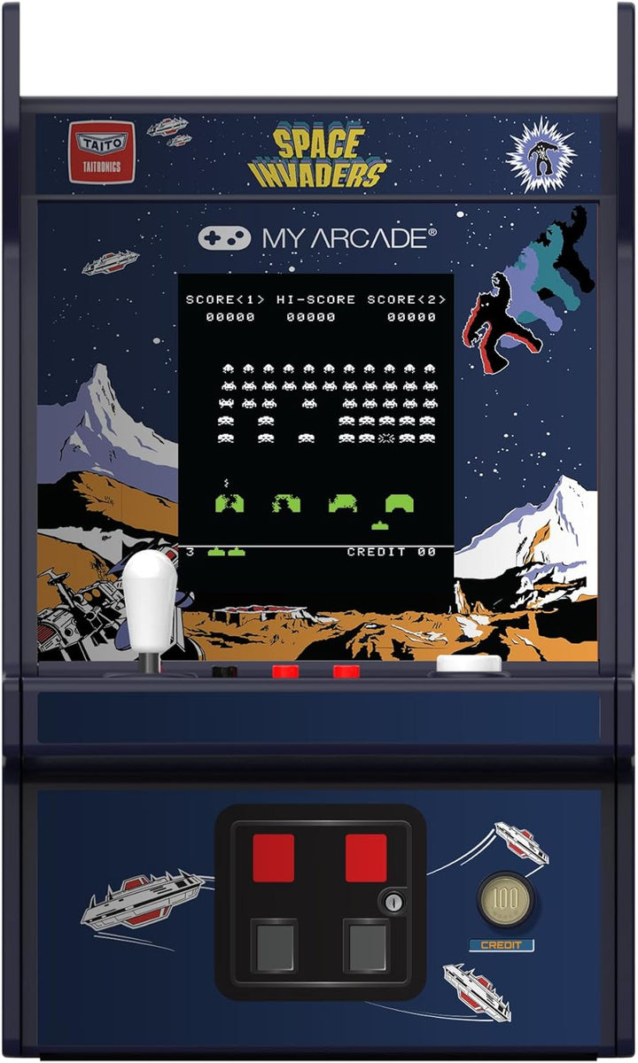 My Arcade DGUNL-7004 Space Invaders Micro Player Pro Portable Retro Arcade