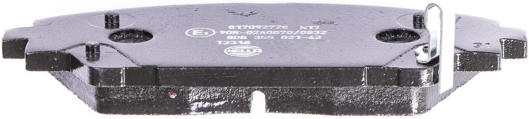 HELLA PAGID 8DB 355 021-421 Bremsbelagsatz - T2318 - Dicke/Stärke: 15.8mm - mit akustischer Verschle