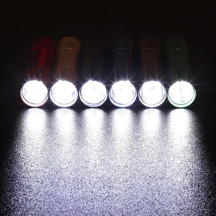 EverBrite 18tlg. LED Taschenlampen Set, mini kleine Kinder Taschenlampe mit Lanyard und 54 AAA Batte