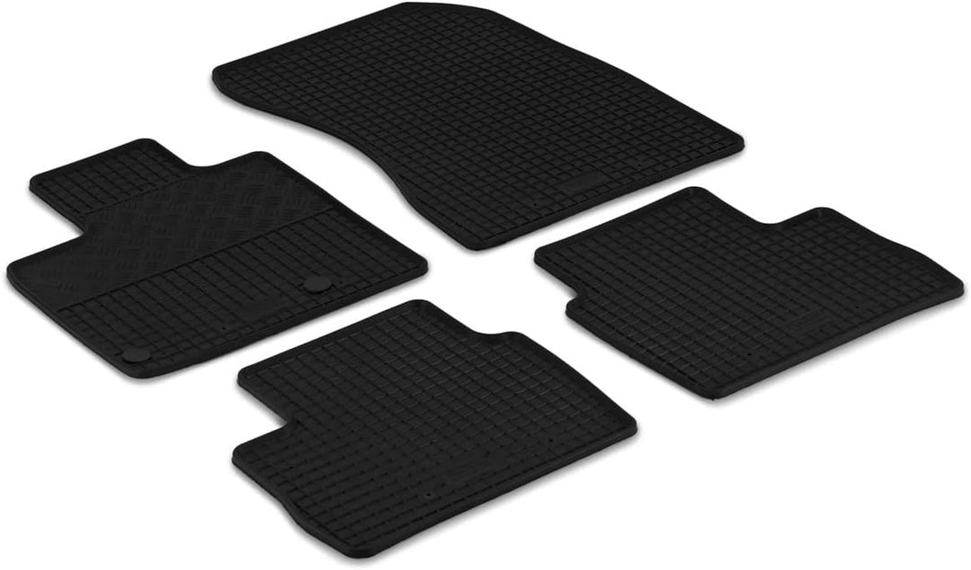 Gummi Fussmatten passend für Nissan Qashqai J12 ab 6/2021 AZUGA AZ10091538 Gummimatten Automatten
