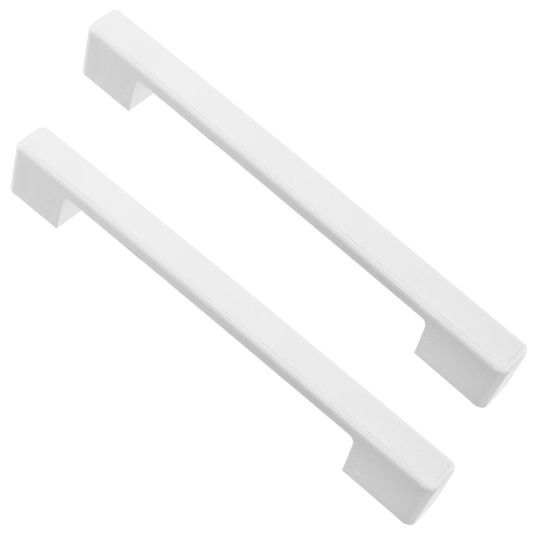 Spares2go Universal Gefrierschrank Kühlschrank Türgriffe (verstellbar, 320 mm, weiss, 2 Stück)