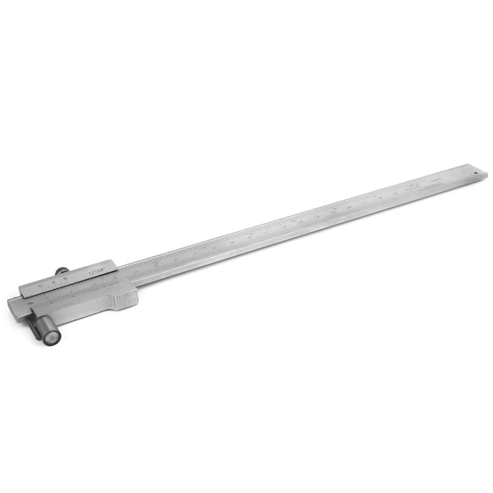 Messschieber, 0-200 MM Parallel-Messschieber Edelstahl Messschieber Metrisch und Zoll Masseinheit(0-