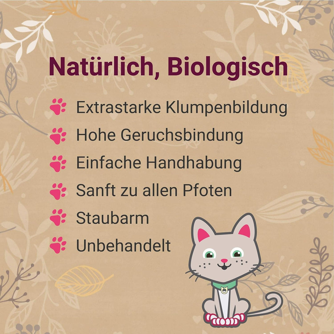 goodcat Golden Nature Katzenstreu - Klumpstreu (4x7 Liter)… 7 l (4er Pack), 7 l (4er Pack)