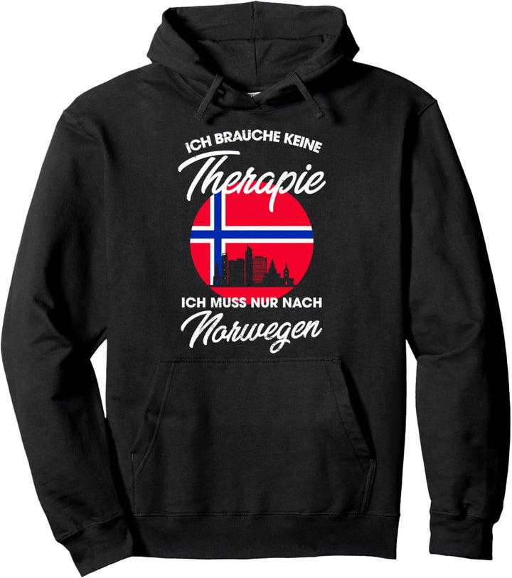 Norwegische Flagge I Norwegen Urlaub I Norwegen Pullover Hoodie