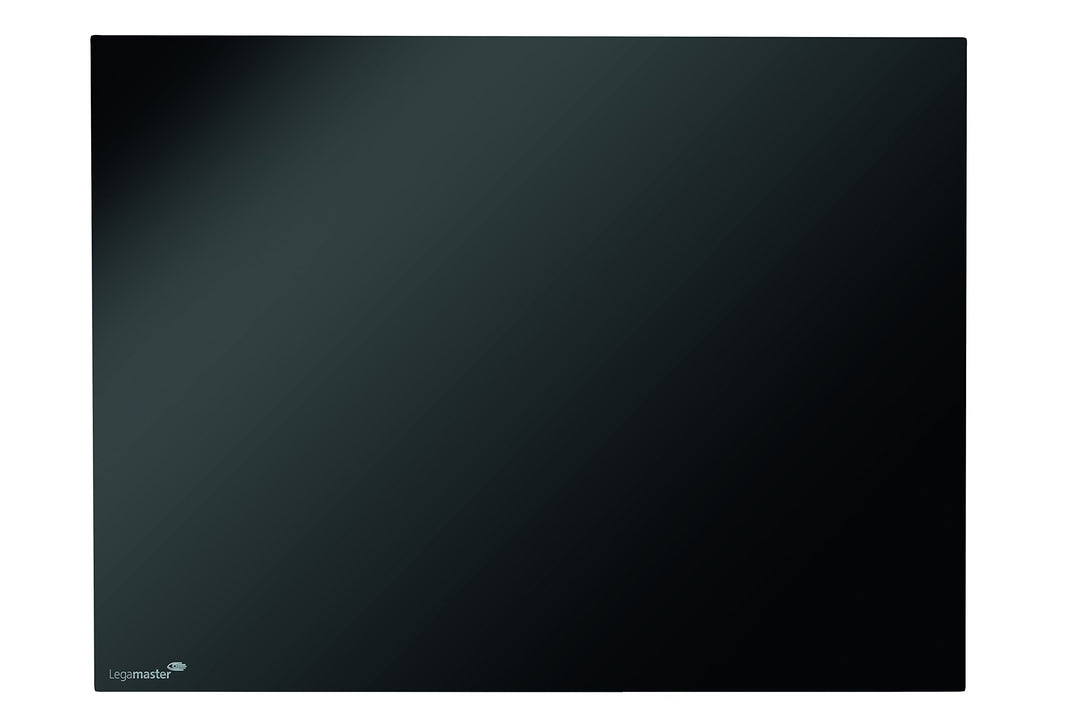 Legamaster 7-104635 Glasboard Colour, Glas-Magnettafel, 60 x 40 cm, schwarz 40B x 60H cm Schwarz, 40