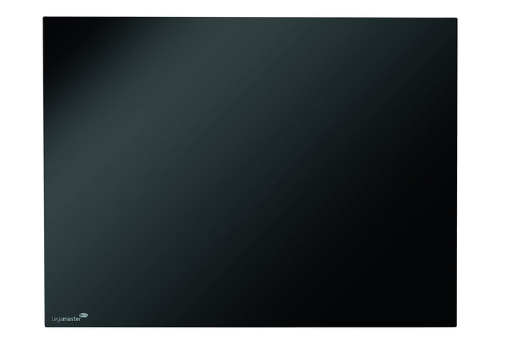 Legamaster 7-104635 Glasboard Colour, Glas-Magnettafel, 60 x 40 cm, schwarz 40B x 60H cm Schwarz, 40