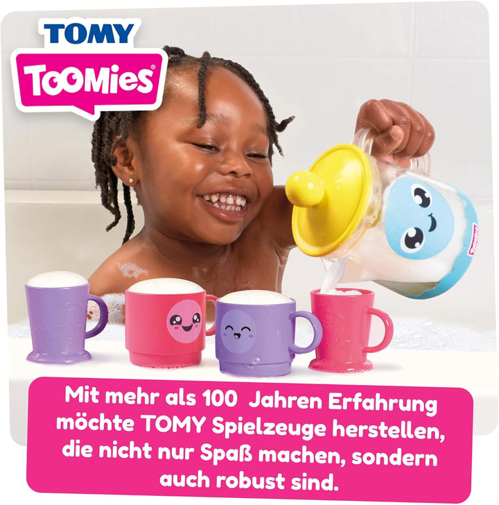 Toomies Bubble & Brew Bade-Set, schäumende Teekanne, fantasievolles Badespielzeug, Fördert Feinmotor