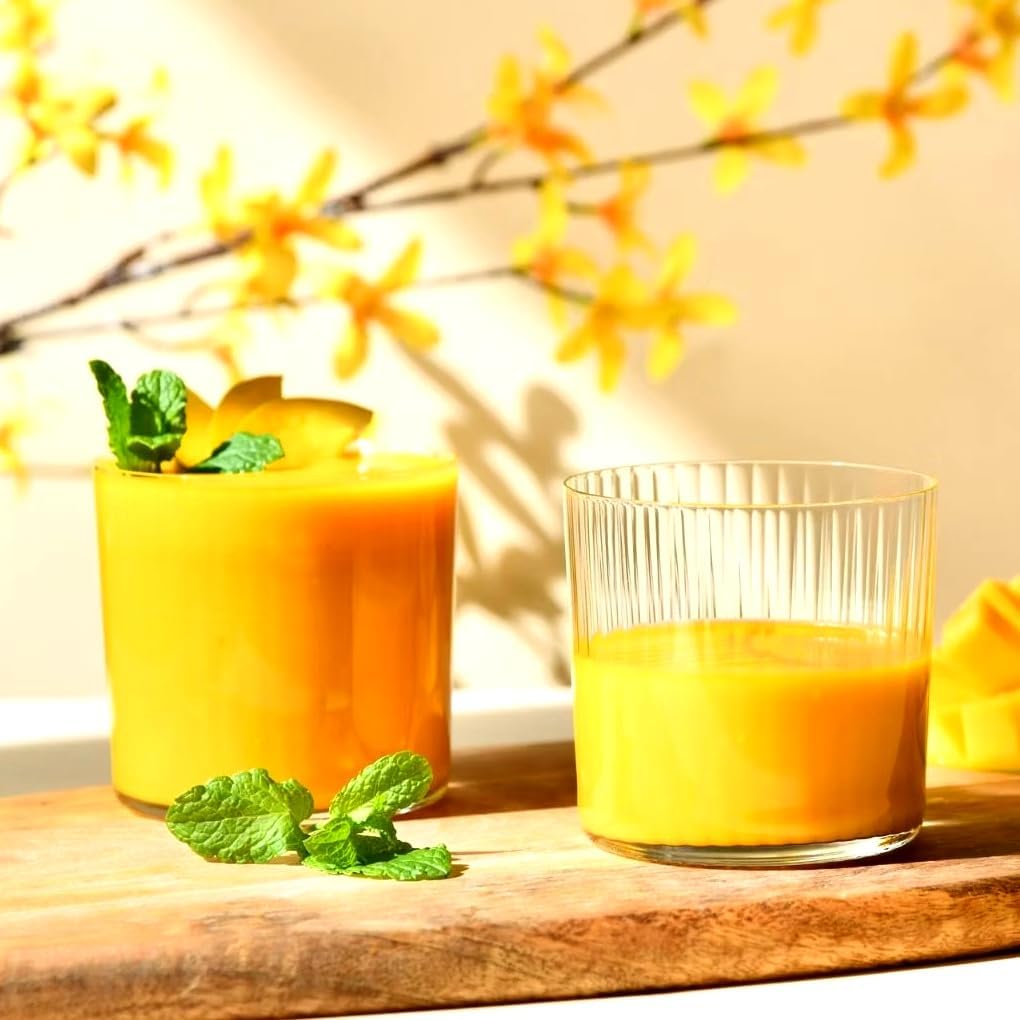 Cidergläser 410 ML 6 Stk - Ideal für Getränke, Whiskey, Cocktails - Spülmaschinengeeignet und Hochwe