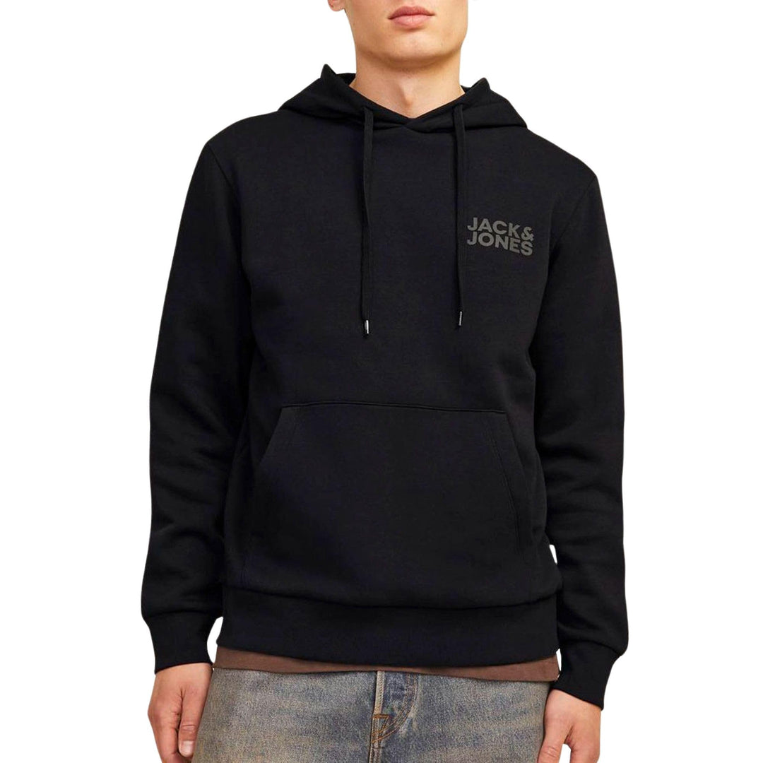 JACK & JONES Male Kapuzenpullover Logo Kapuzenpullover S Schwarz (4512962), S Schwarz (4512962)