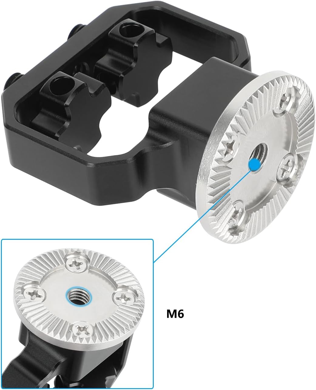 CAMVATE ARRI-Style Rosette für Dual 1/4"-20 Schraubmontage - 3617
