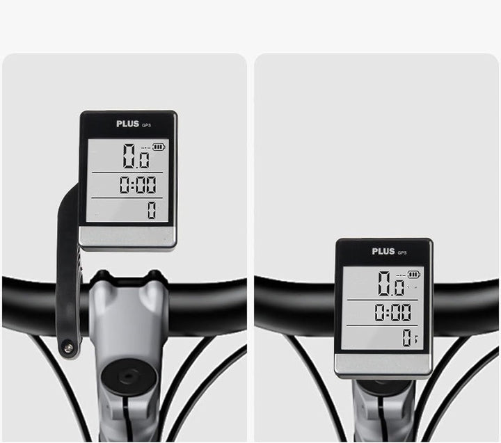 Asixxsix GPS Fahrrad Computer, Drahtloses Radgeschwindigkeitsmesser mit 3,26 Zoll hintergrundbeleuch