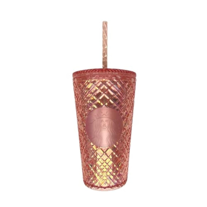 Starbucks 2021 Holiday Jeweled Tumbler Grande 473 ml (Roségold)