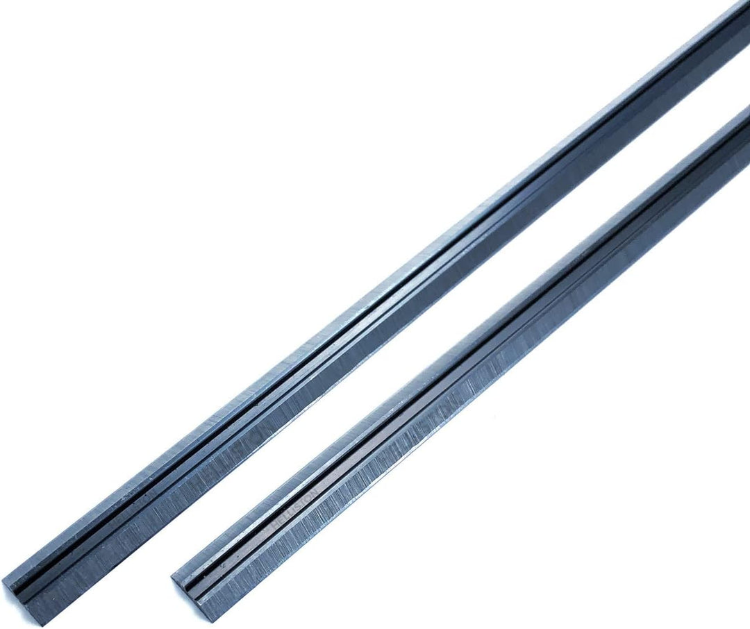 HSS Hobelmesser kompatibel mit Makita 2012 2012NB, OHNE PLASTIK, 306x8x2mm (1 Satz = 2 Wendemesser),