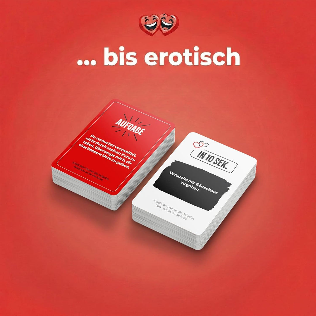 Spass Hoch 2 - Spiel für Paare zu zweit | Mit lustigen Aufgaben & Fragen | Pärchen Geschenke für Män