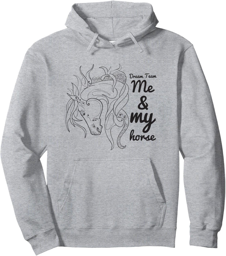 Dream Team Ich & mein Pferd Lustiges Geschenk Pferde Freunde Pullover Hoodie