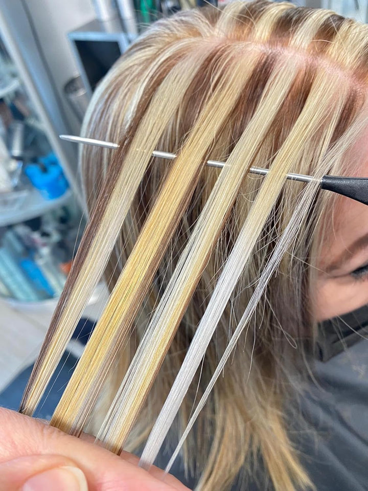 "Never Let Go" Karbonfaser-Styling, Balayage und Highlighting Long Tail Metallkamm