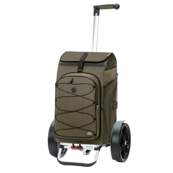 ANDERSEN Einkaufstrolley - Tura Shopper Fado 3.0 Oliv 74 L Einkaufswagen, Freizeit, gross, Thermo, A