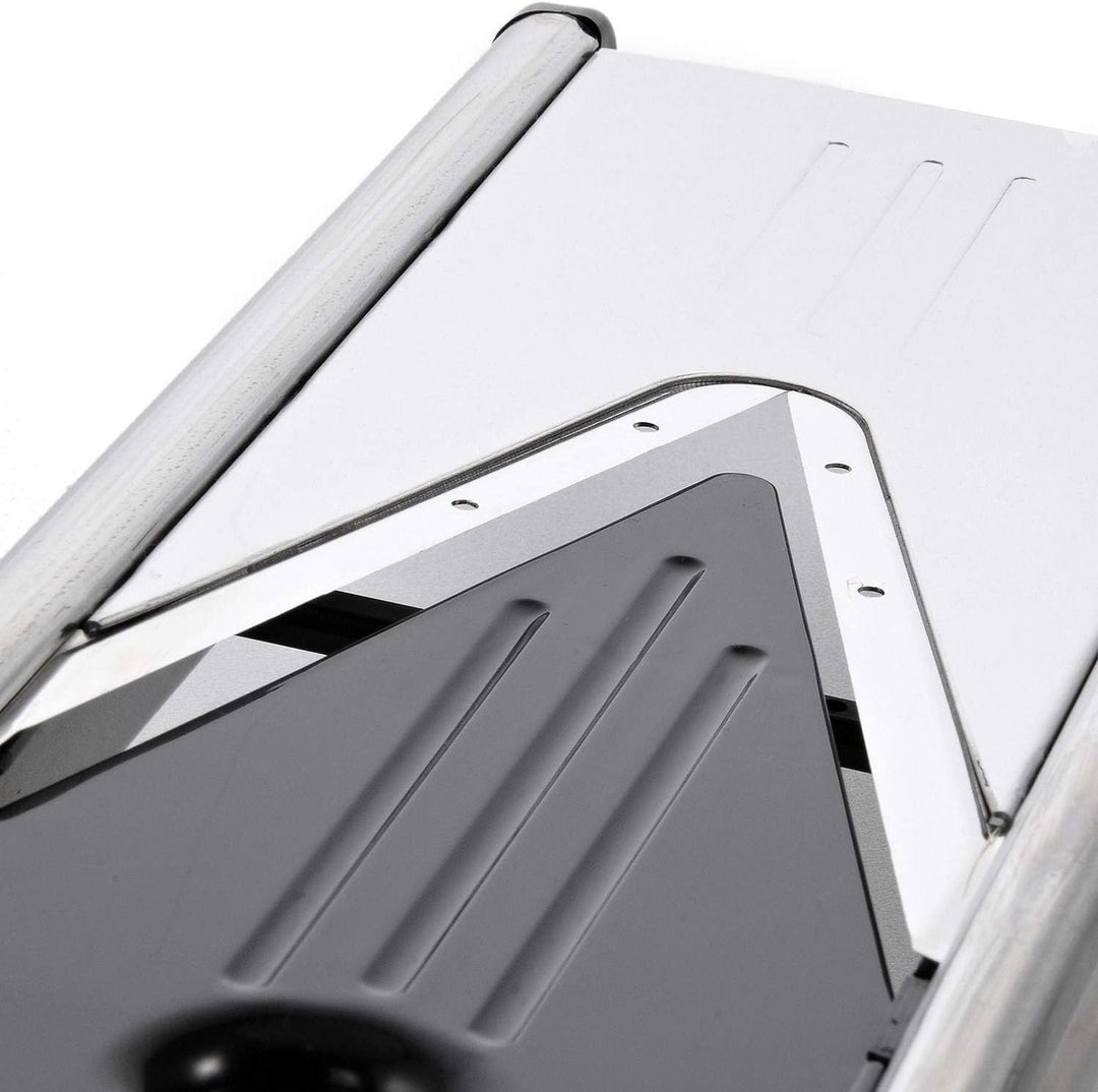 Westmark Gemüseschneider/ -hobel, Mit 5 Schneidaufsätzen, Edelstahlklingen, V-Plus, Schwarz/Silber/R