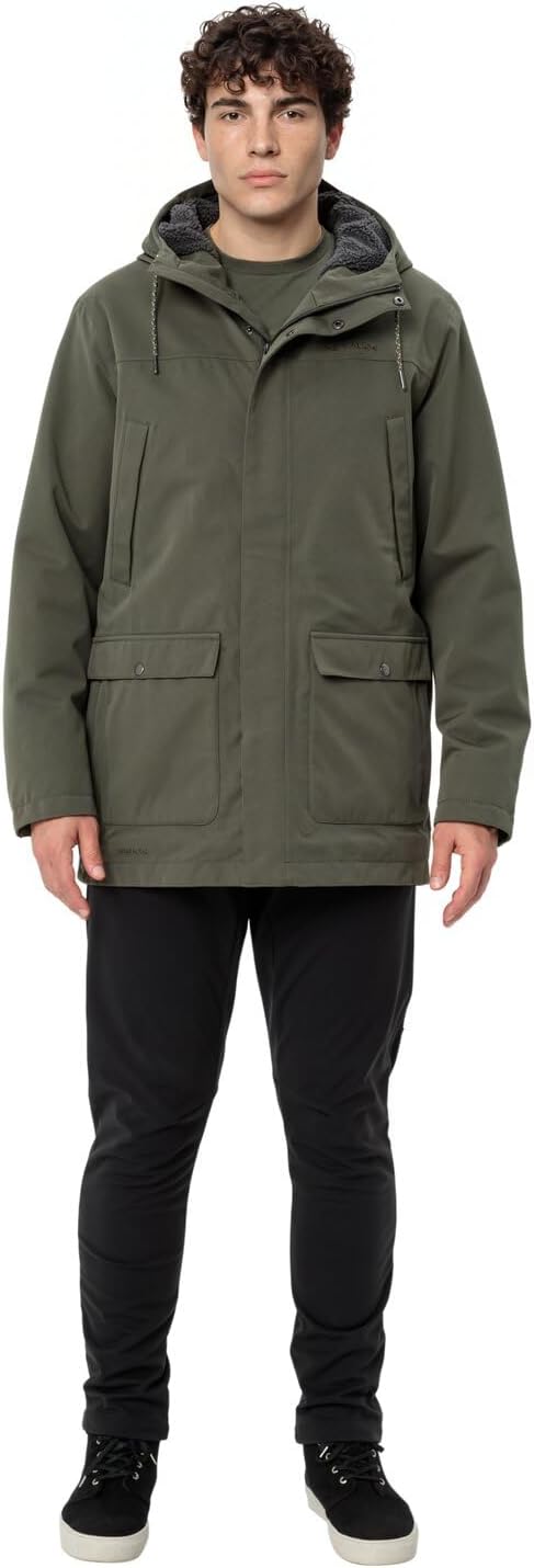 VAUDE Herren Men's Manukau Parka Ii Jacke S black/khaki, S black/khaki