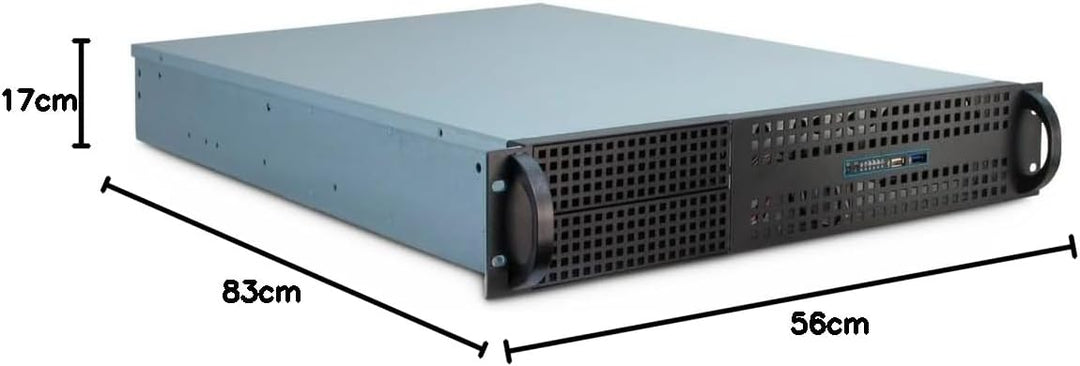 Inter-Tech 88887194 Case IPC Server 2U-2129-N