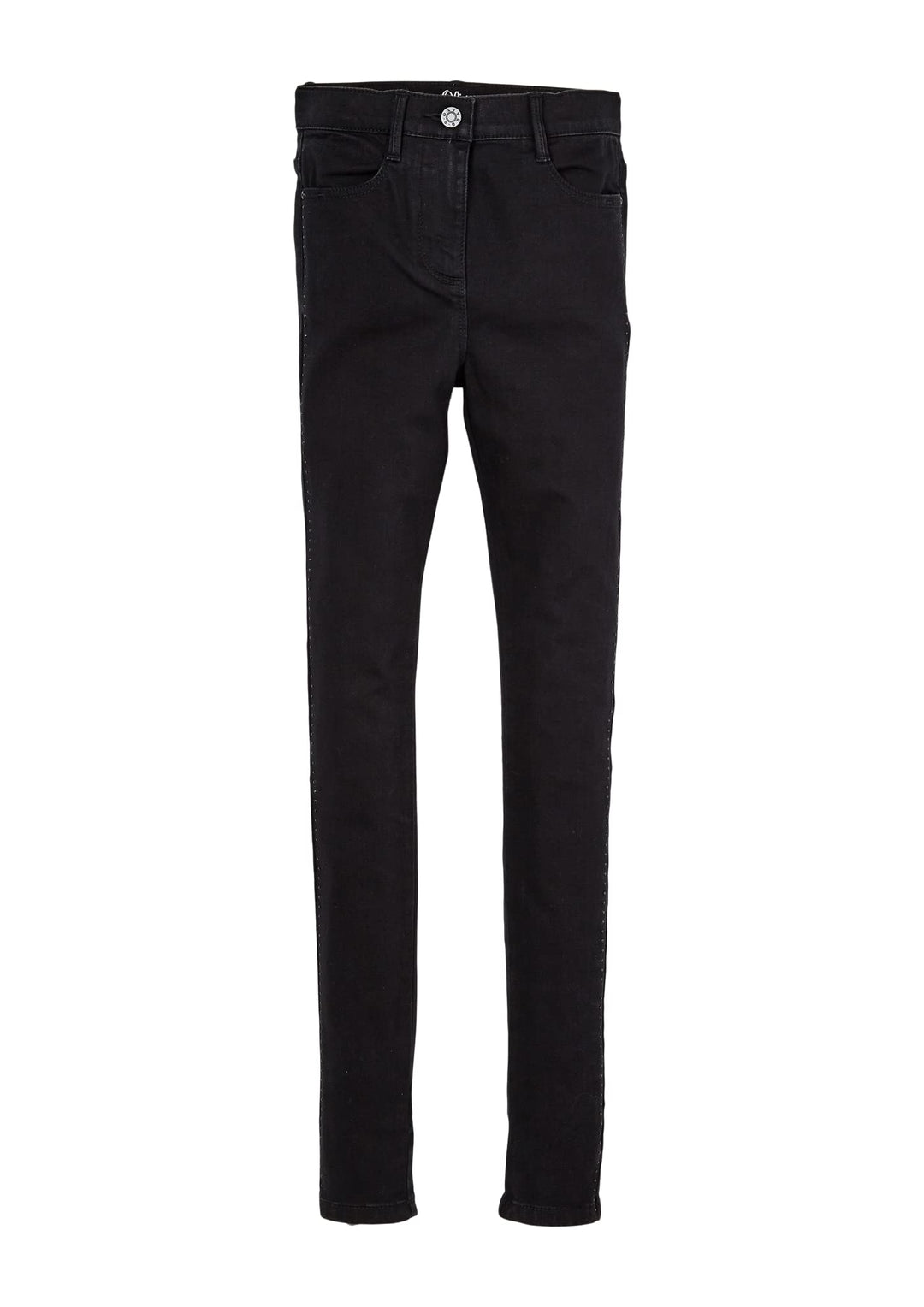 s.Oliver Mädchen Jeans 146 Grosse Grössen Schwarz, 146 Grosse Grössen Schwarz