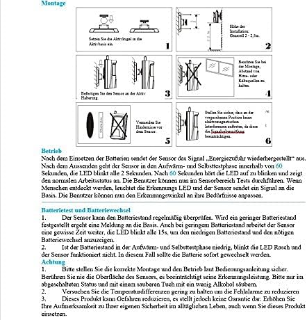 Safe2Home Bewegungsmelder für Funk Alarmanlage Serie SP110 / SP210 / Basic - GSM WiFi Alarmsystem -