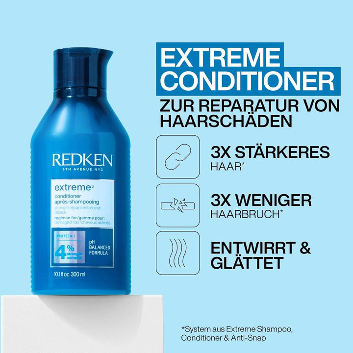 Redken | Spülung für sprödes und geschädigtes Haar, Anti Haarbruch, Mit Interlock Protein Network, E
