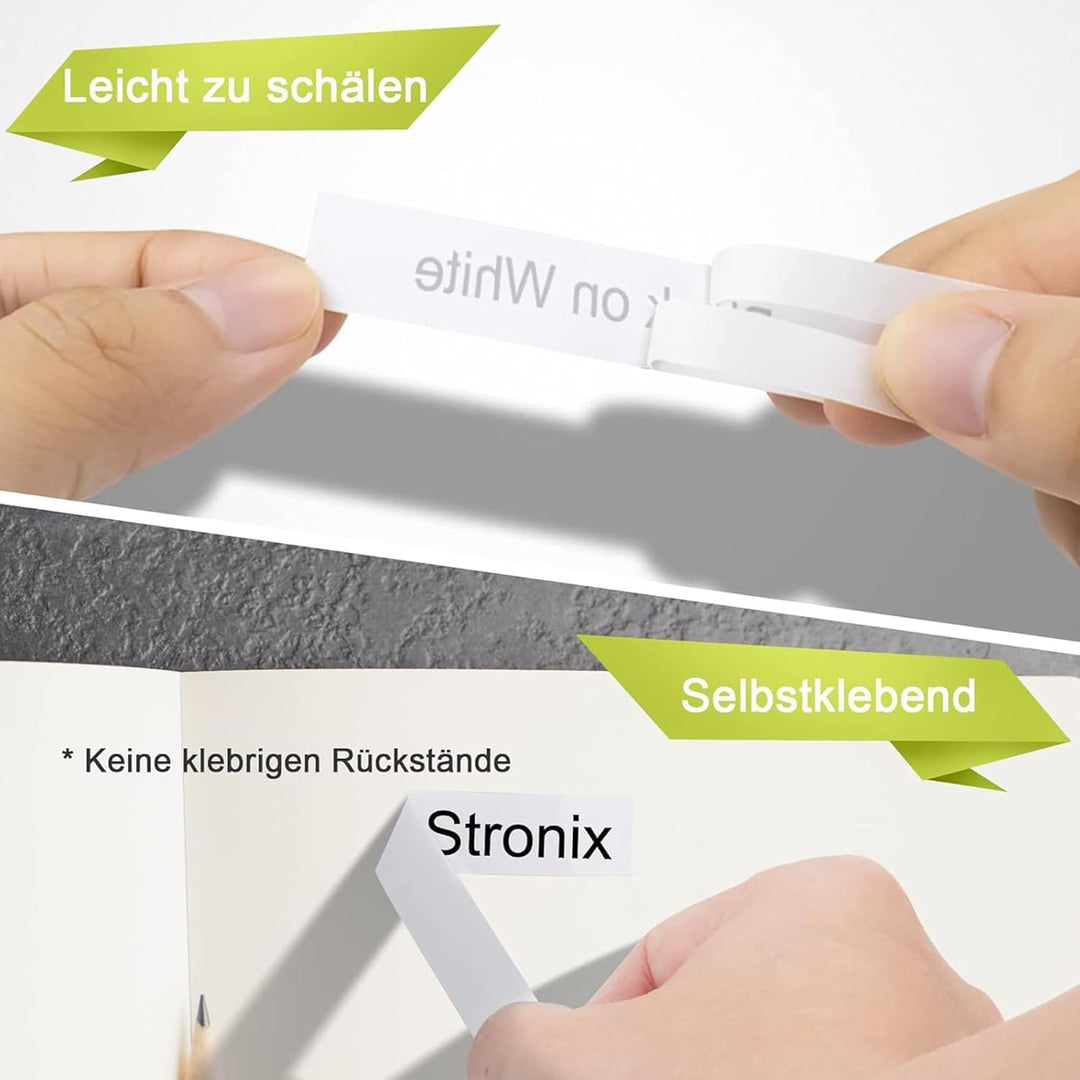 5x Kompatibel für Brother P-Touch Bänder 12mm TZe-231 TZ-231 Ub-231 Etikettenband für P-Touch Brothe