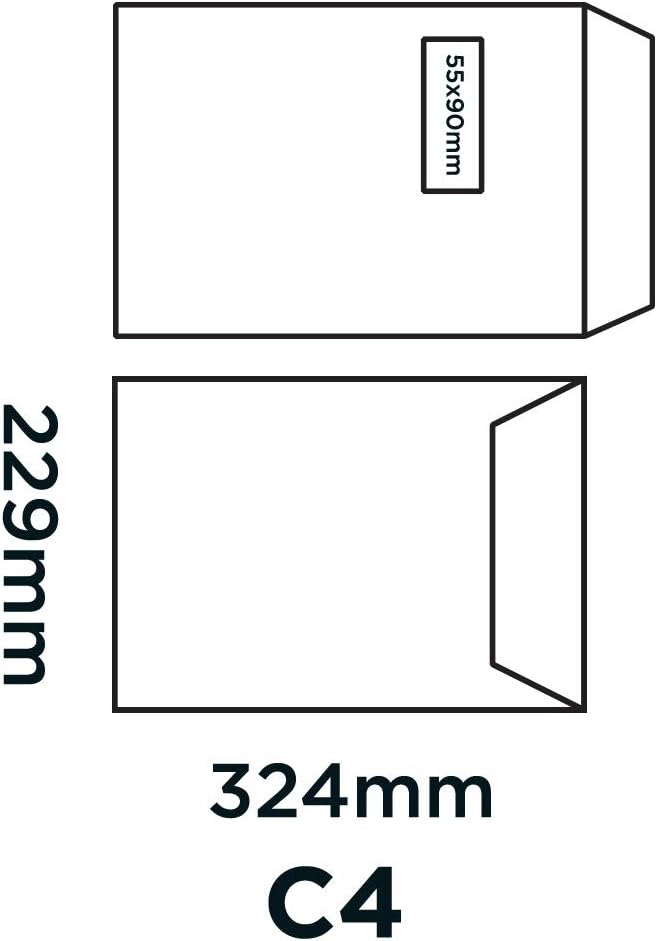 Blake Purely Everyday Briefumschläge Haftklebung C4 - 324 x 229 mm 100g/m² Single, C4 - 324 x 229 mm