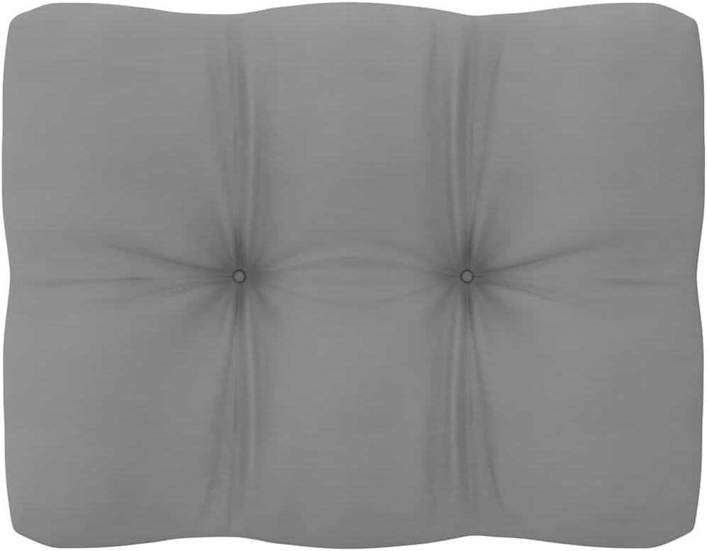 vidaXL Garten Ecksofa mit Grauen Kissen, Modular Gartenmöbel, Sofa Lounge Sessel für Garten Terrasse