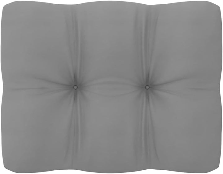 vidaXL Garten Ecksofa mit Grauen Kissen, Modular Gartenmöbel, Sofa Lounge Sessel für Garten Terrasse