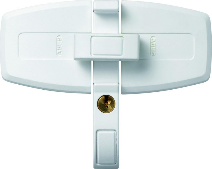 ABUS Fenster-Zusatzsicherung DFS95 AL0125 - Sicherung für Doppelflügelfenster, gleichschliessend - A