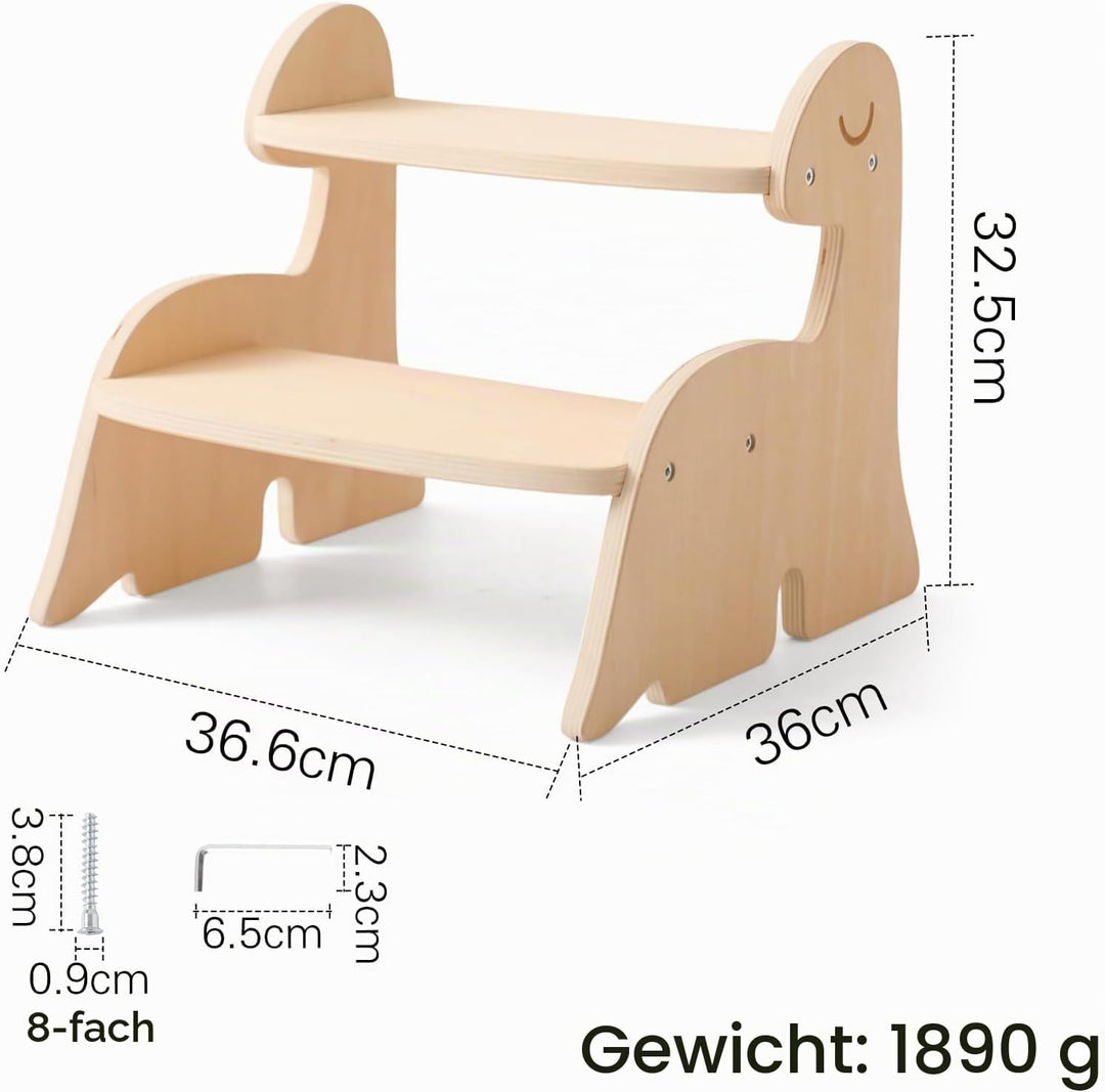 Promise Babe Tritthocker Kinder Holz Lernturm Montessori Holz Lernturm Für Kinder Dinosaur Baby Trit