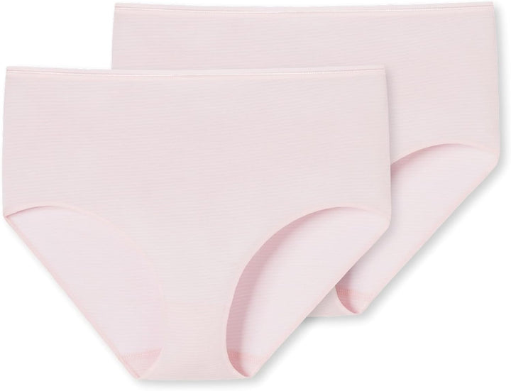 Schiesser Damen Slip Midi Midislip 2er Pack Doppelpack Poly - 162893 36 Nachtblau_162893, 36 Nachtbl