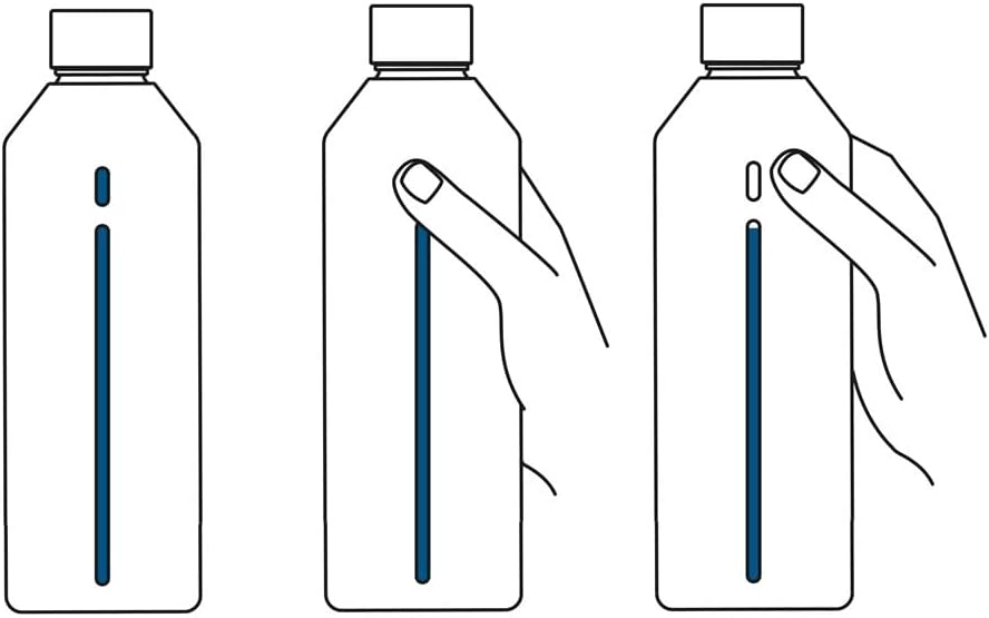 Stelton Brus Wassersprudler Flasche Steel | Edelstahl-Flaschen für Wassersprudler | Wasserflasche, 1