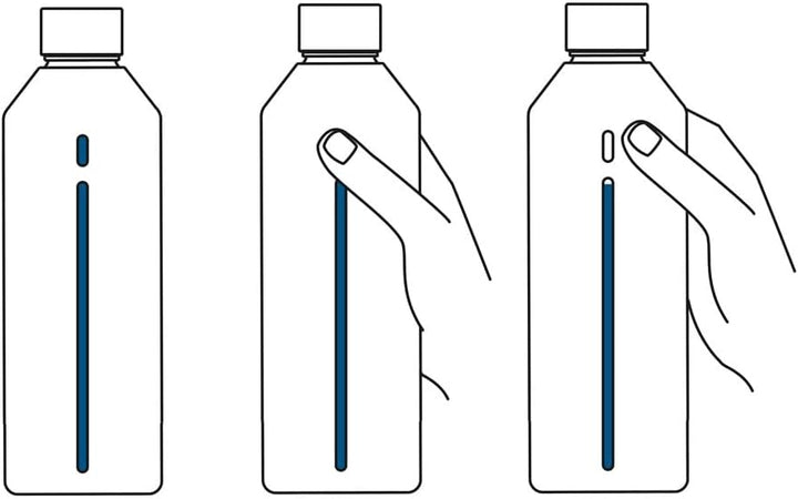 Stelton Brus Wassersprudler Flasche Steel | Edelstahl-Flaschen für Wassersprudler | Wasserflasche, 1