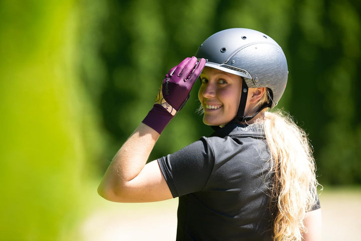 Roeckl Sports Reithandschuh Melbourne, Turnier Sommer Handschuh, 3 Farben, Grösse 6-11 8 Traube, 8 T